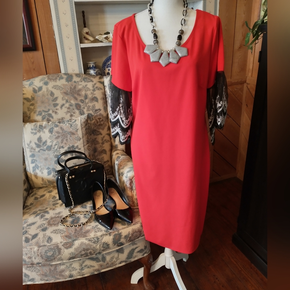 Red Sheath Dress